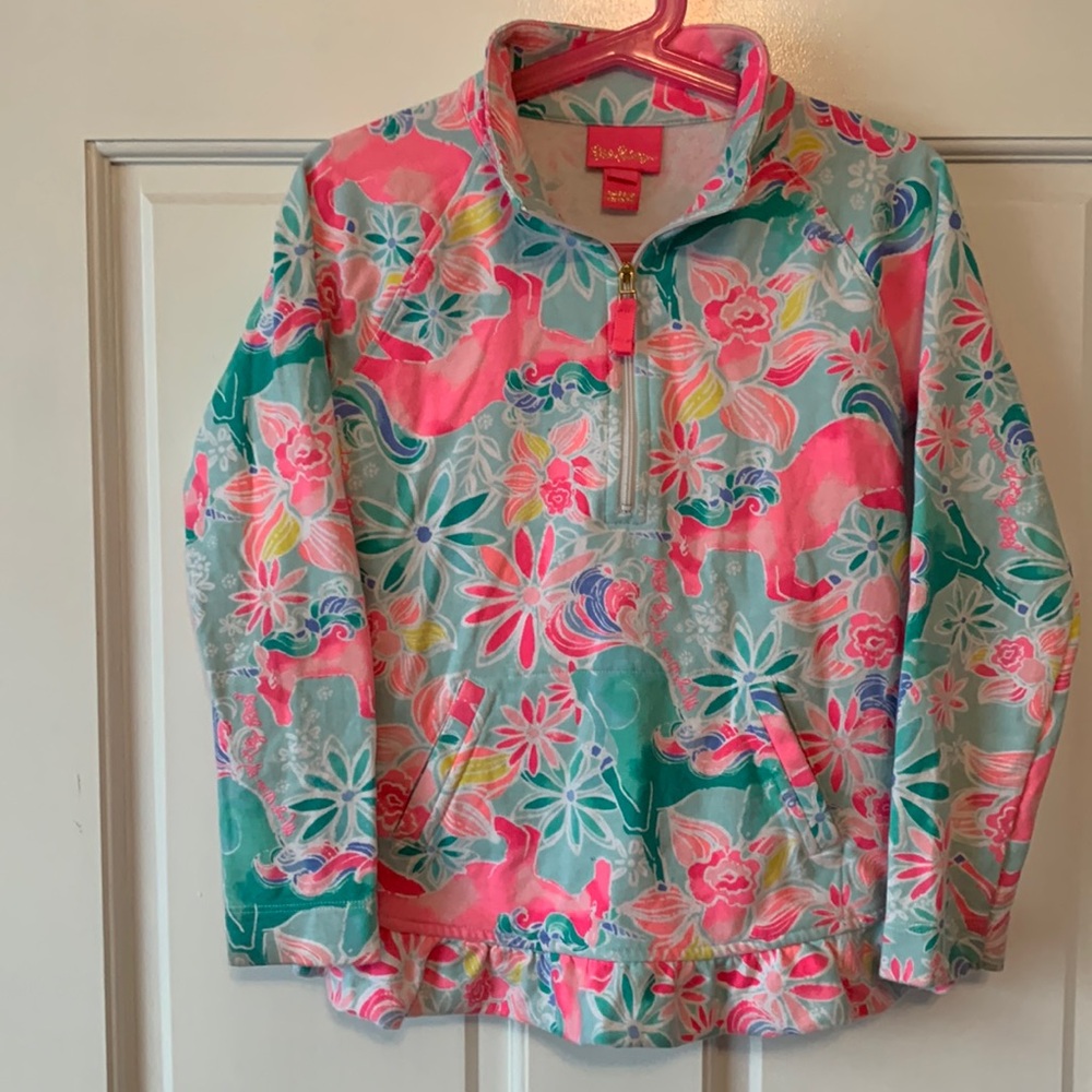 Lilly Pulitzer Popover Girls M (6/7) - Killian, Magical Mary - EUC
